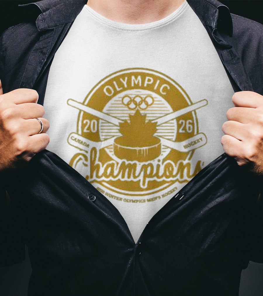 USA Women Hockey Olympic Champions 2026 Gold Medal Milano Cortina T-Shirt