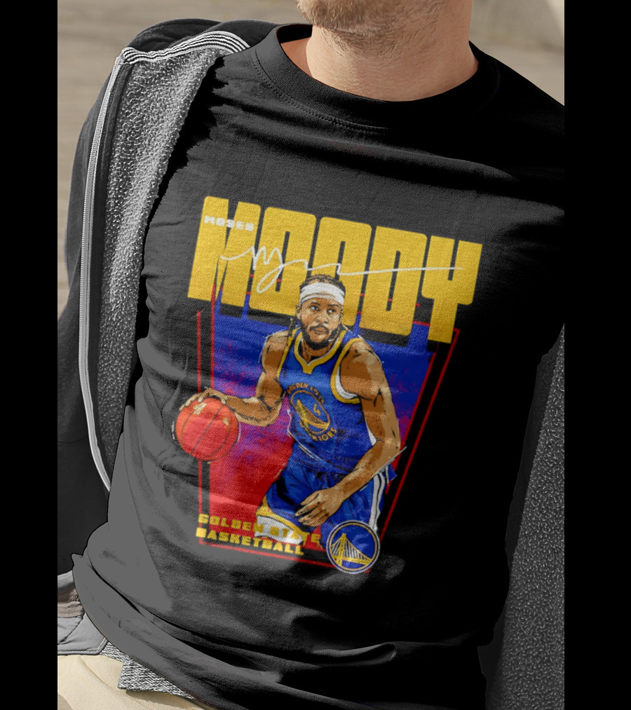 Moses Moody Golden State Warriors Basketball T-Shirt