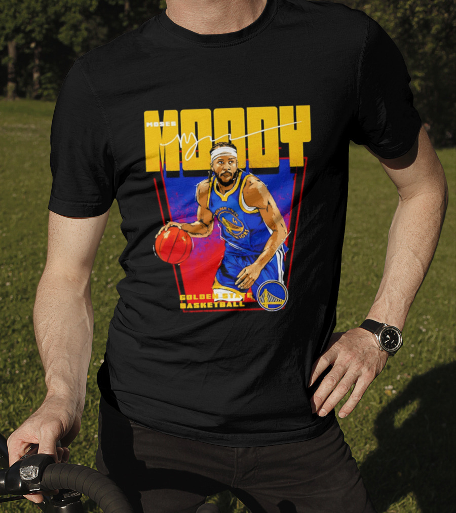 Moses Moody Golden State Warriors Basketball T-Shirt