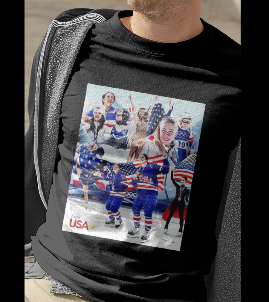Team USA Dominated Winter Olympics Triumph T-Shirt