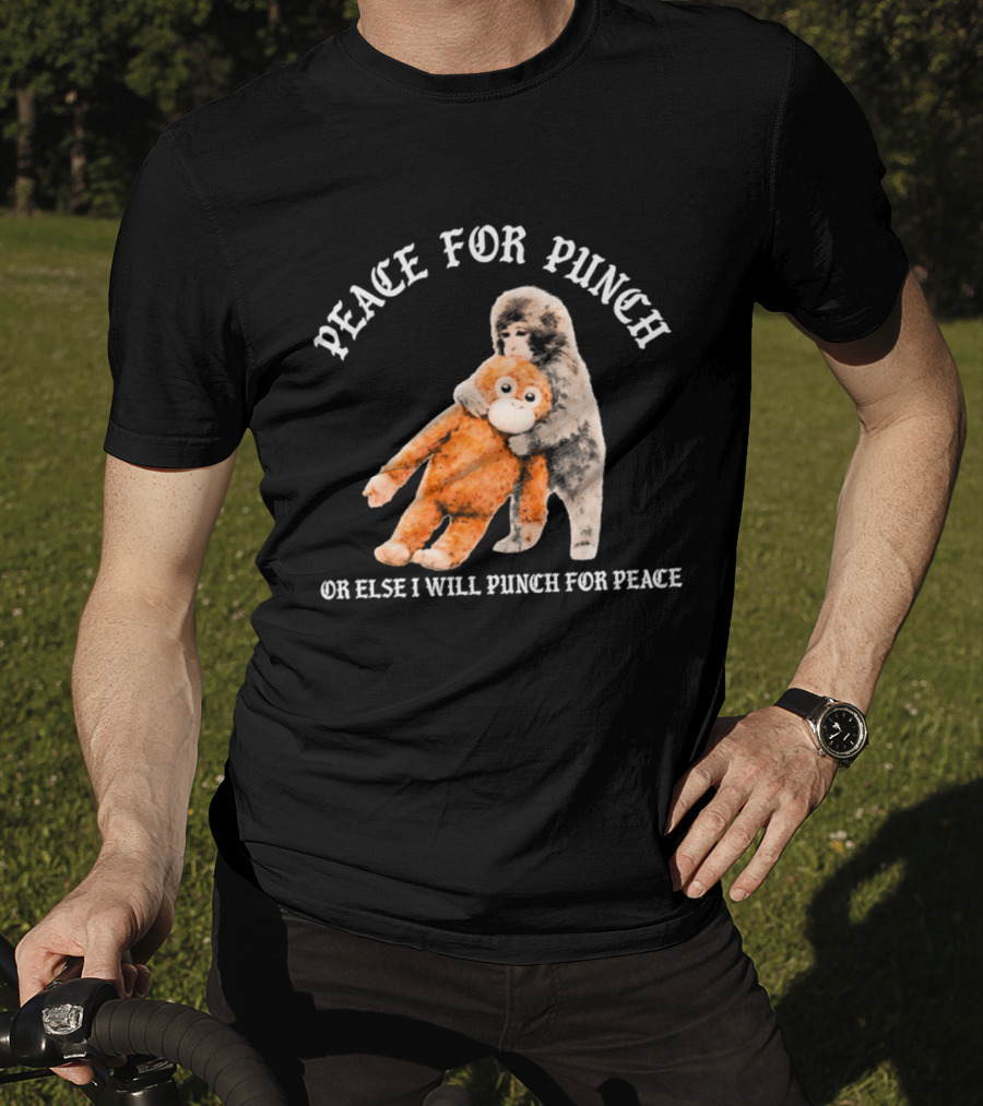 Peace For Punch Or Else I Will Punch For Peace Orangutan T-Shirt