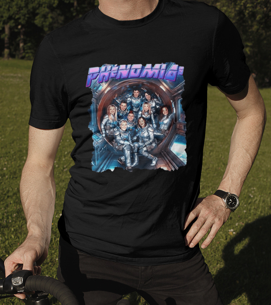 Phénomia9 Y2K Remix TV Series Space Crew T-Shirt