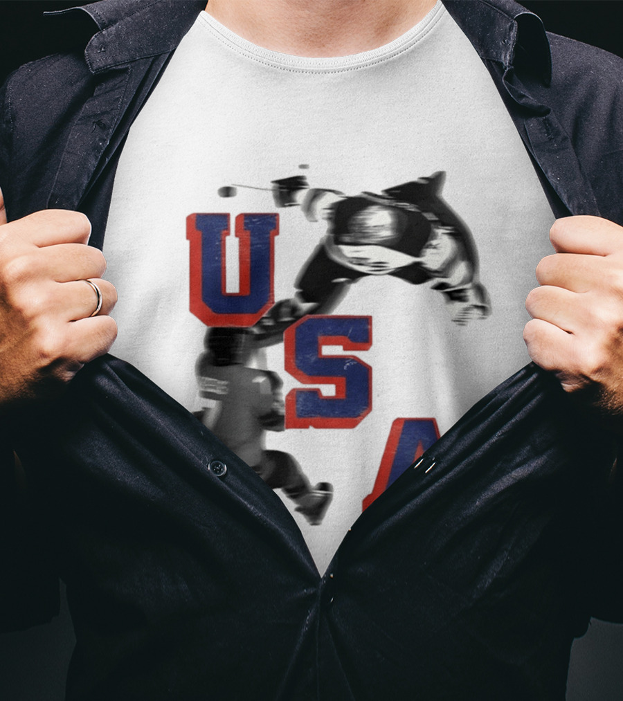 USA Hockey Gold Celebration With Secretary Of Defense Olympic 2026 T-Shirt