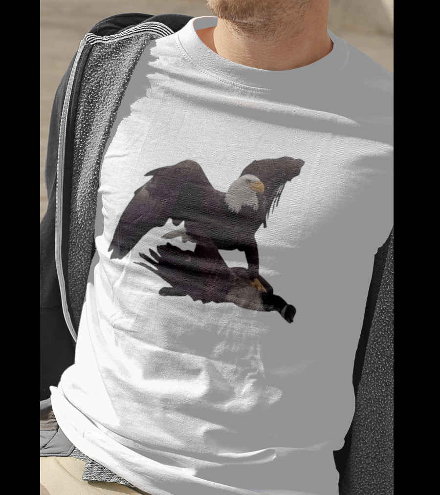 Bald Eagle Vs Goose Dominance Meme T-Shirt