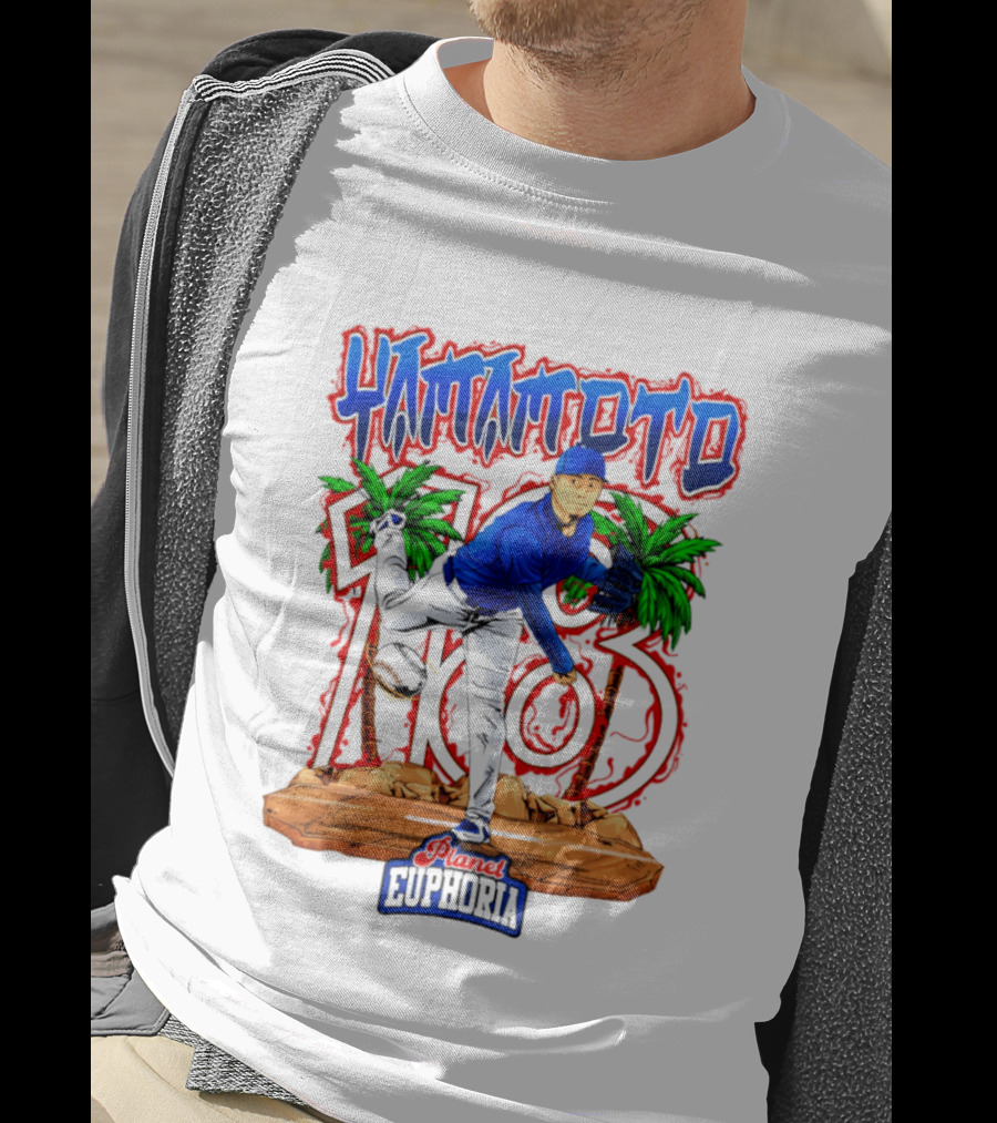 Yamamoto 103 Euphoria Hand Drawn Dodgers T-Shirt