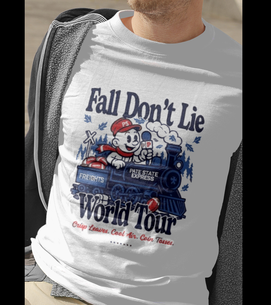 Fall Don't Lie World Tour Freight Train Cross Country Express Morning Edition T-Shirt