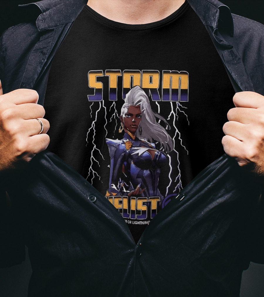 Storm Duelist Rain Or Shine Thunder Or Lightning Nature Itself Bends T-Shirt