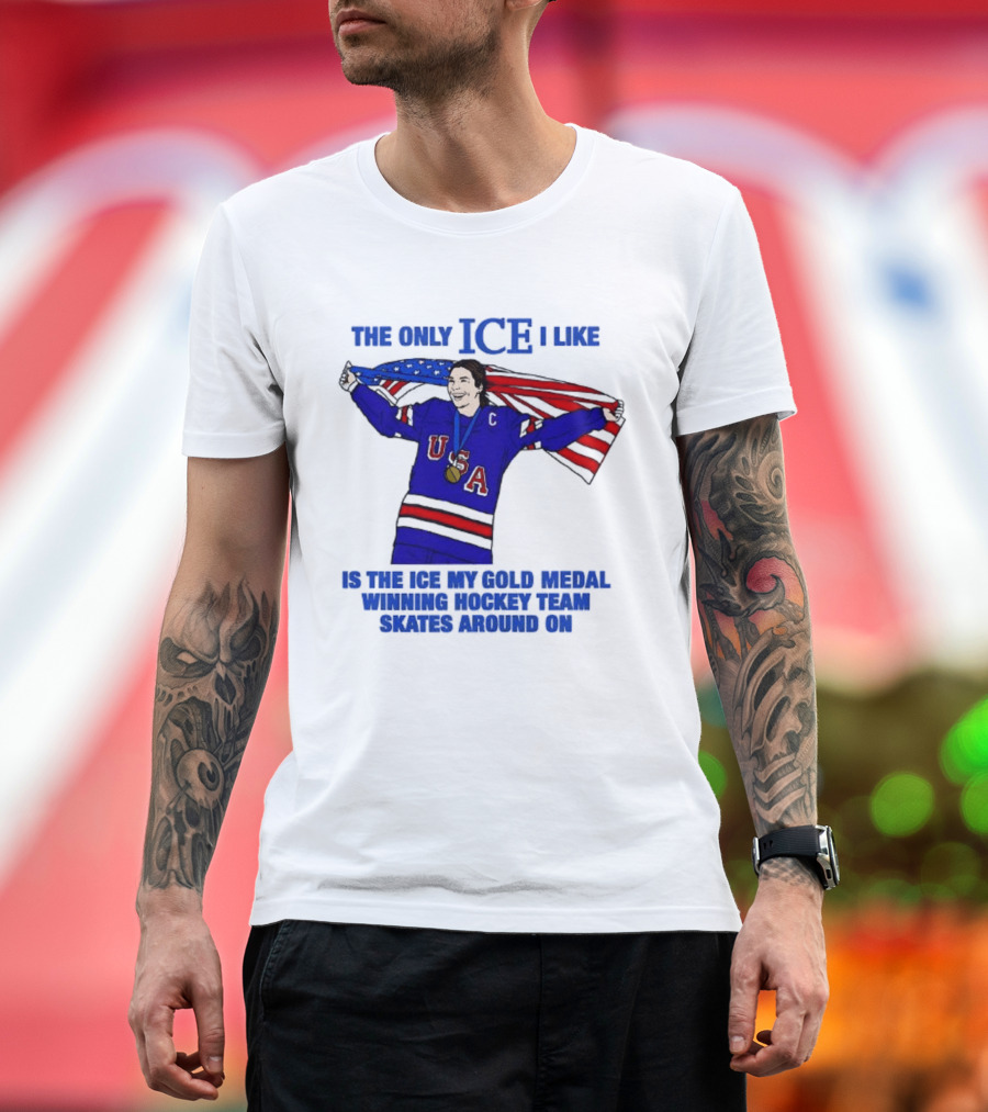 Hilary Knight USA Hockey Gold Medal Winner The Only Ice I Like T-Shirt