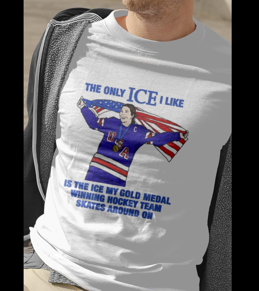 Hilary Knight USA Hockey Gold Medal Winner The Only Ice I Like T-Shirt