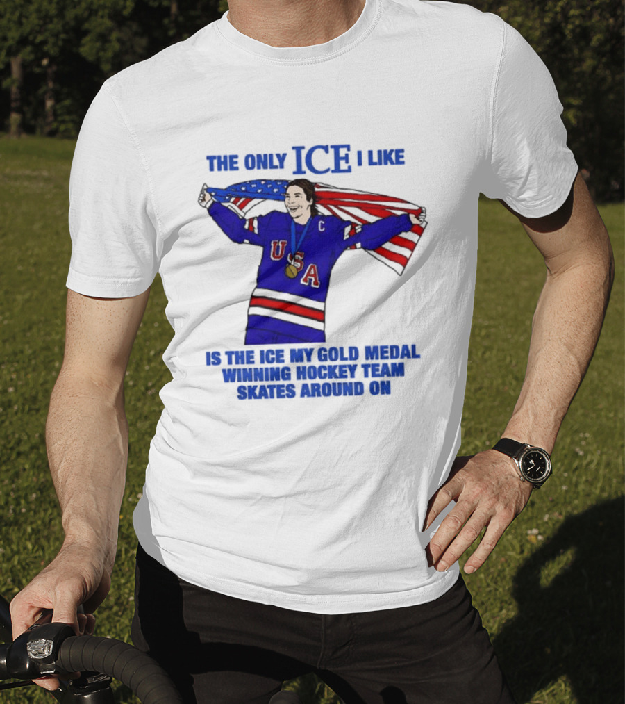 Hilary Knight USA Hockey Gold Medal Winner The Only Ice I Like T-Shirt