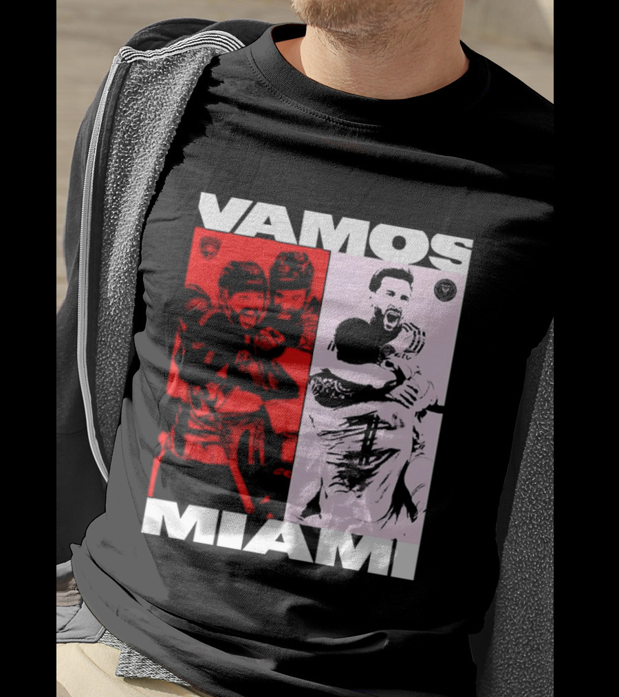 Vamos Miami Soccer Team Celebration Iconic Moments T-Shirt