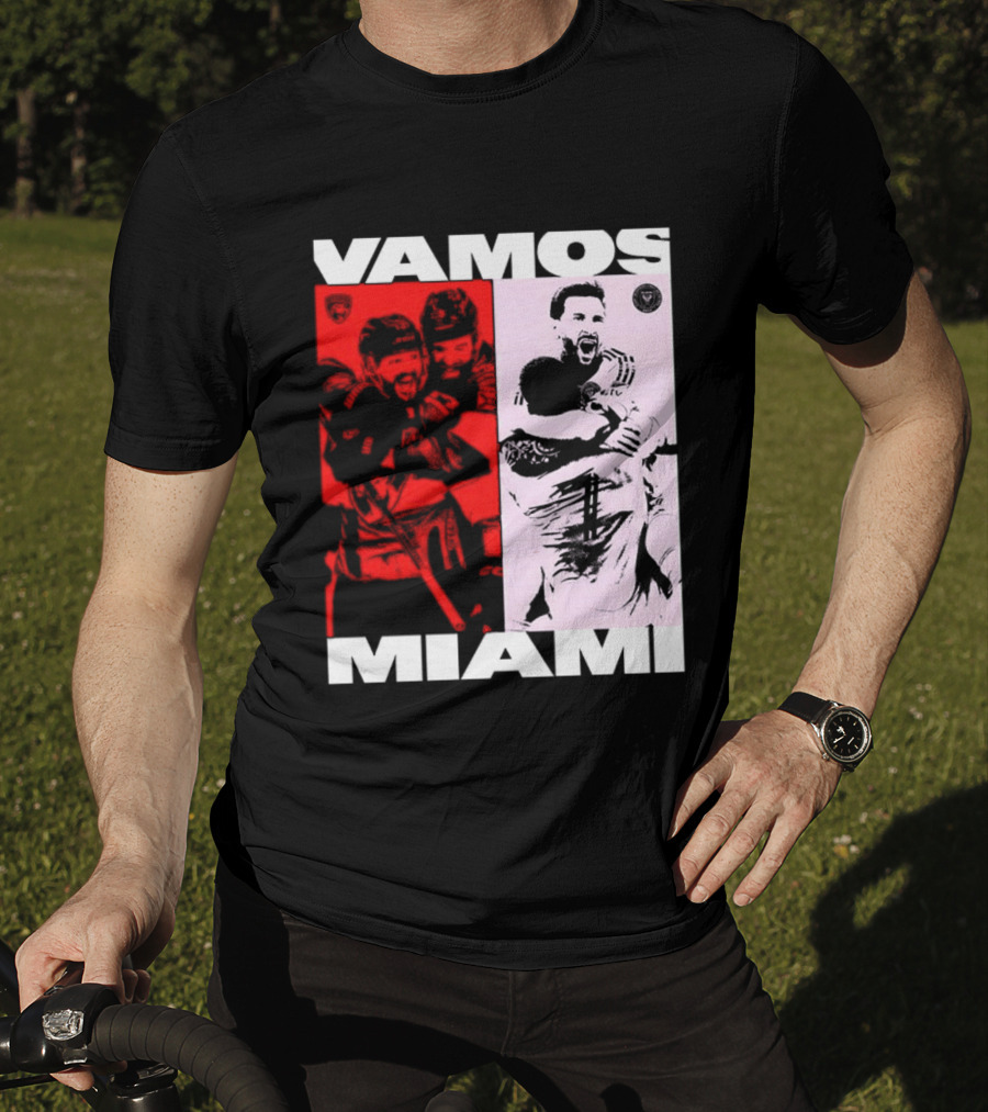 Vamos Miami Soccer Team Celebration Iconic Moments T-Shirt