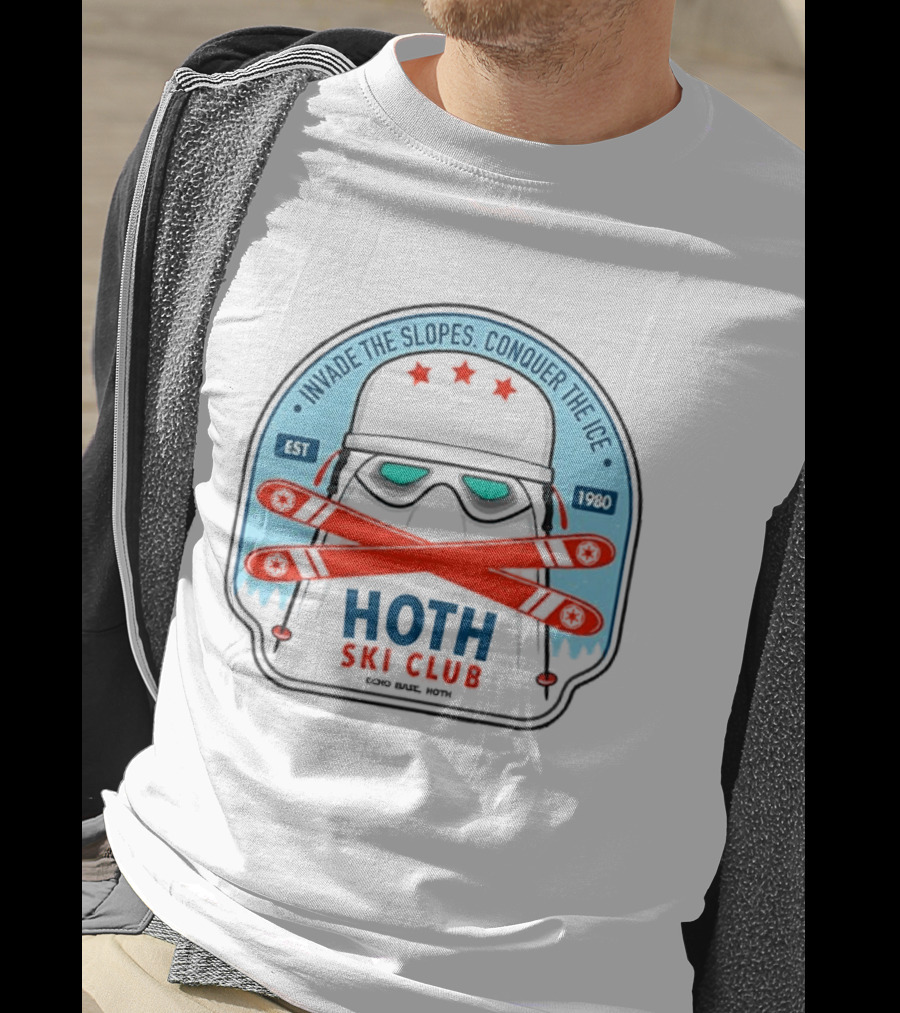 Stormtrooper Hoth Ski Club Invade The Slopes Conquer The Ice EST 1980 T-Shirt