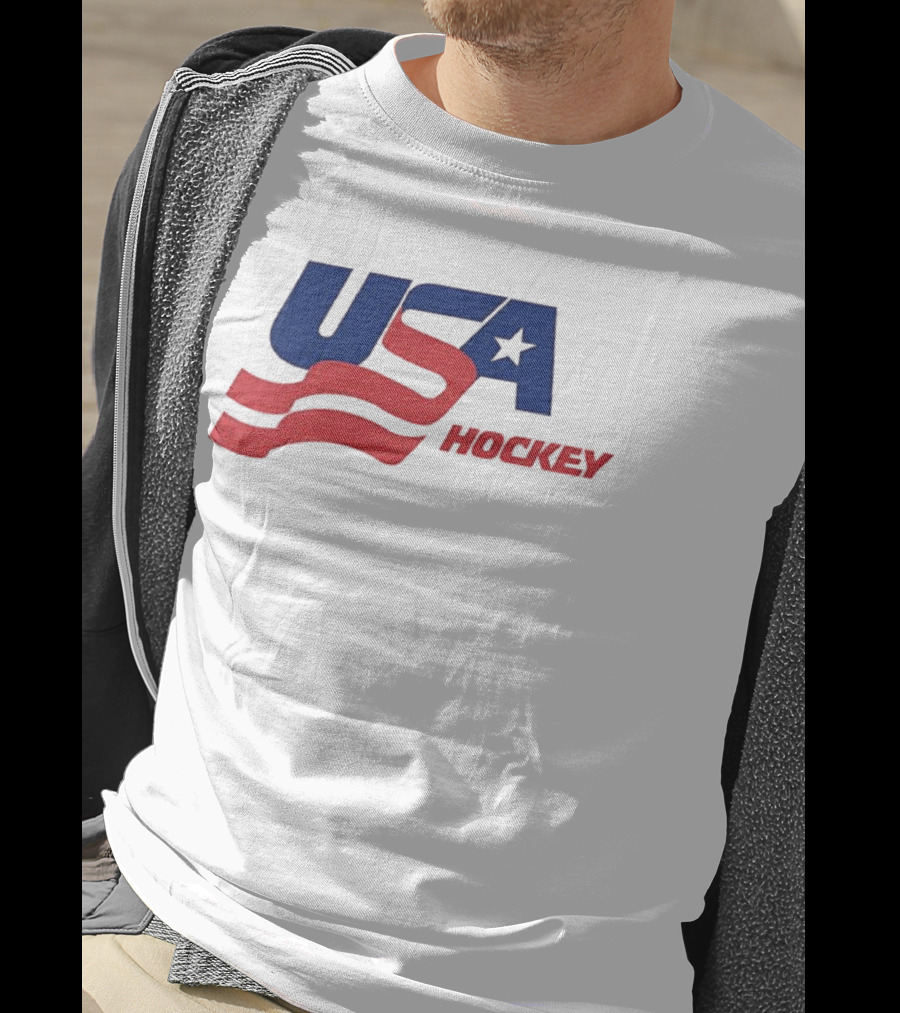USA Hockey Flag Team Ice T-Shirt