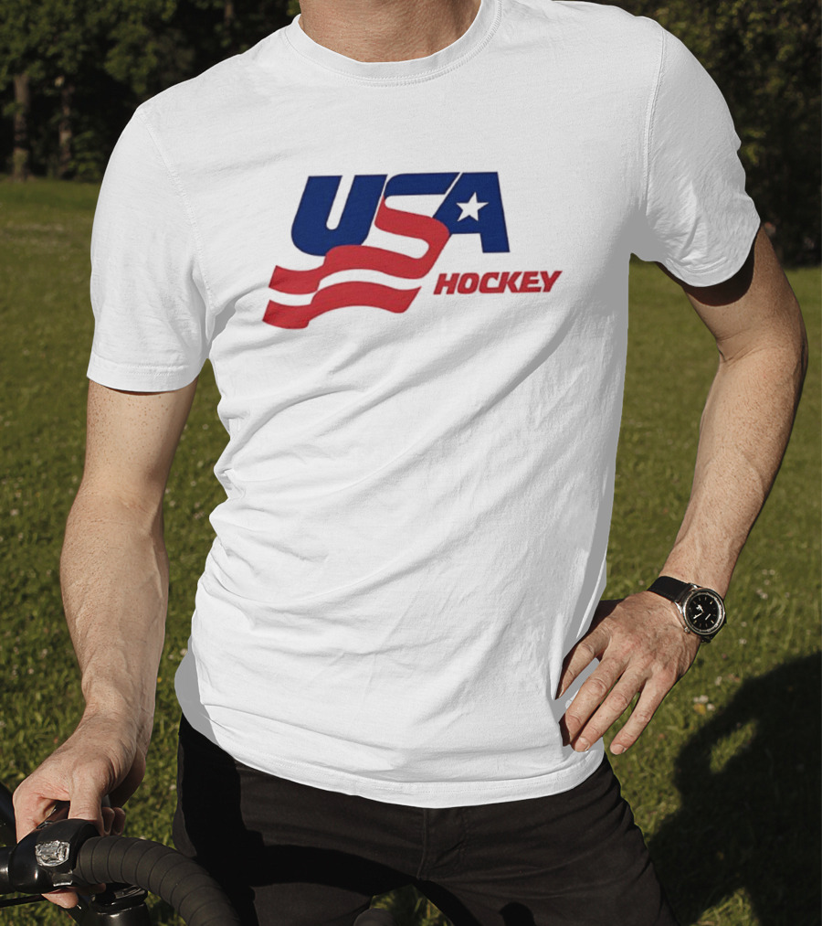 USA Hockey Flag Team Ice T-Shirt