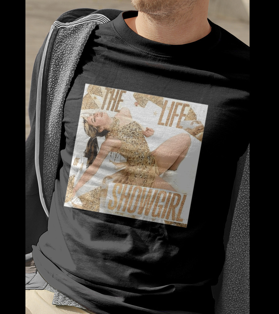 The Life Of A Showgirl Alysa Liu Glamorous Gold Costume Performance T-Shirt