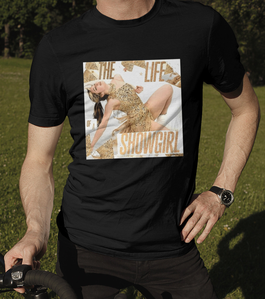 The Life Of A Showgirl Alysa Liu Glamorous Gold Costume Performance T-Shirt