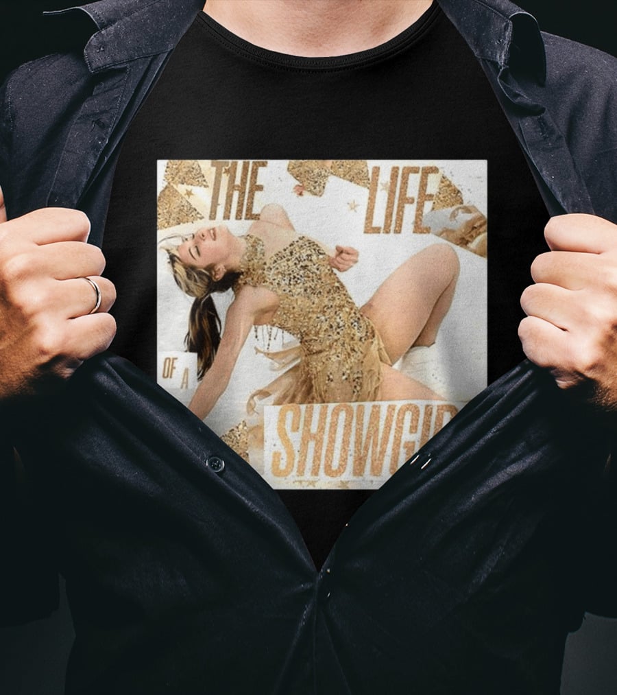 The Life Of A Showgirl Alysa Liu Glamorous Gold Costume Performance T-Shirt