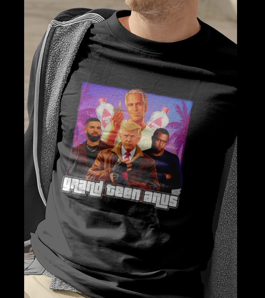 Donald Trump And Jeffrey Epstein Grand Teen Anus Political T-Shirt