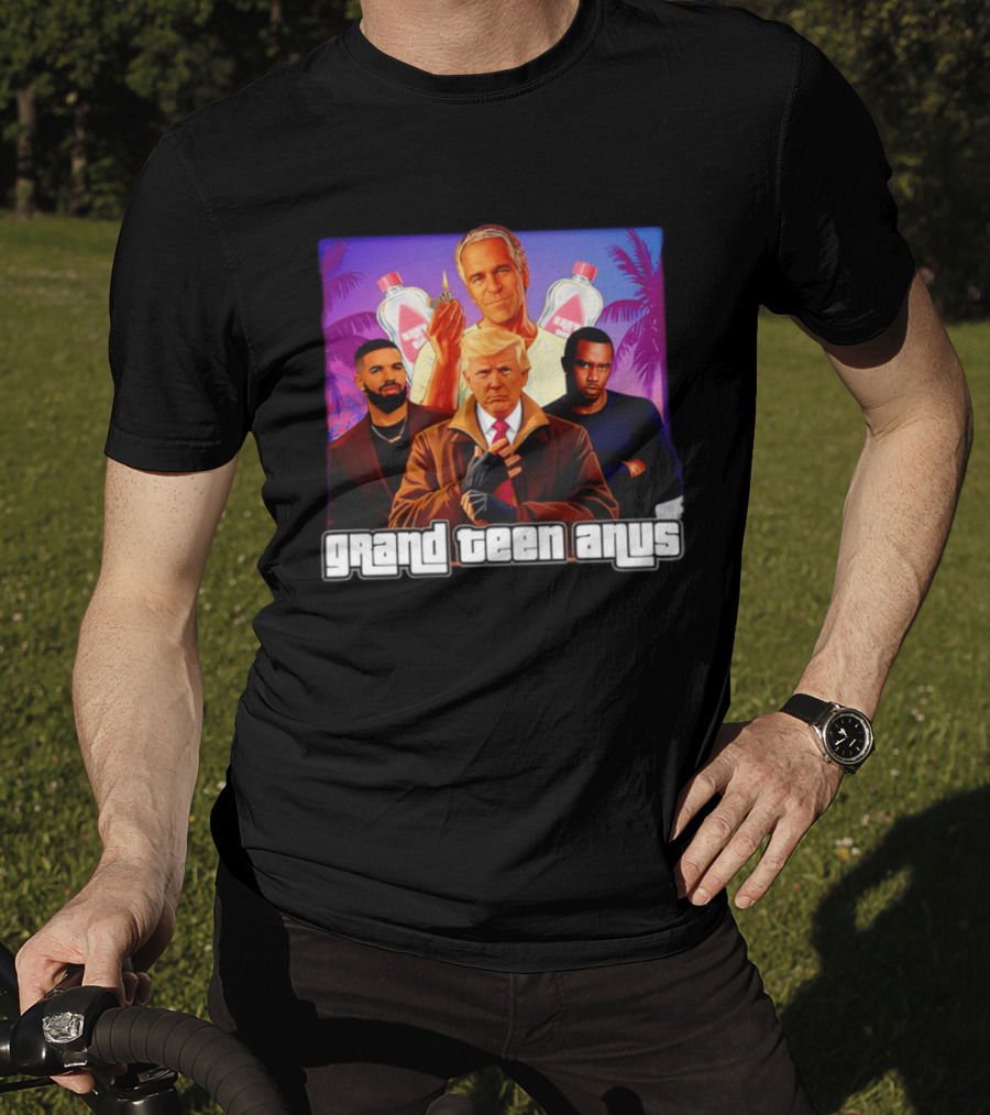 Donald Trump And Jeffrey Epstein Grand Teen Anus Political T-Shirt