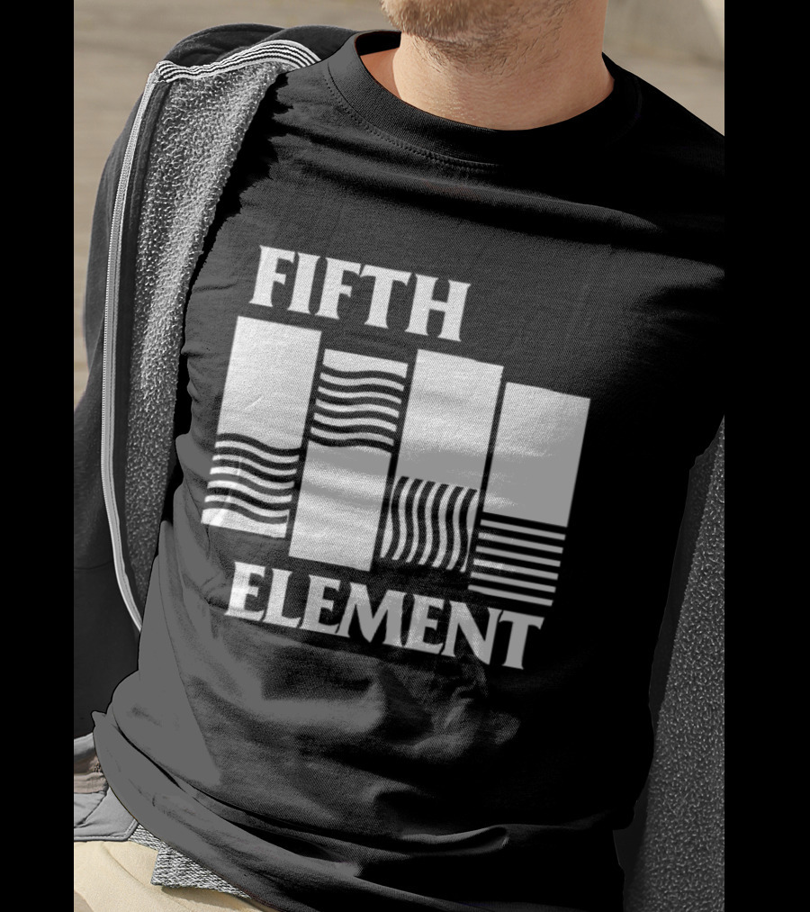 Fifth Element Wavy Flag T-Shirt