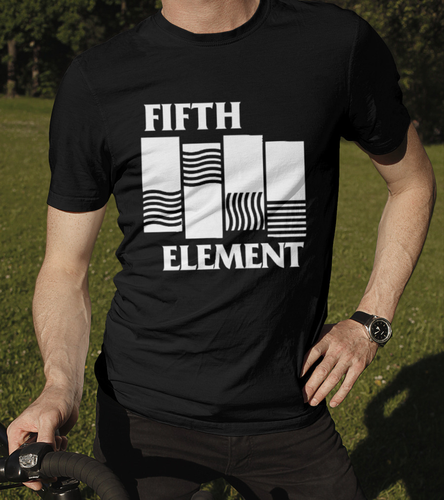 Fifth Element Wavy Flag T-Shirt