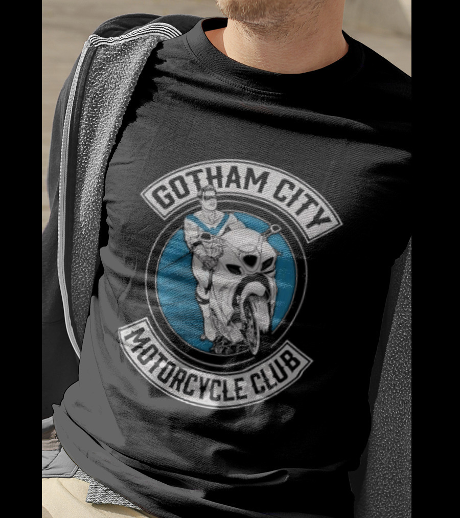 Gotham City Motorcycle Club Vintage Style Rider T-Shirt