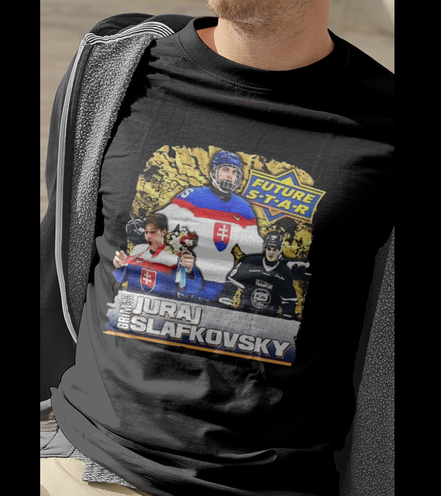 Juraj Slafkovský Future Star Hockey Slovakia Champion T-Shirt