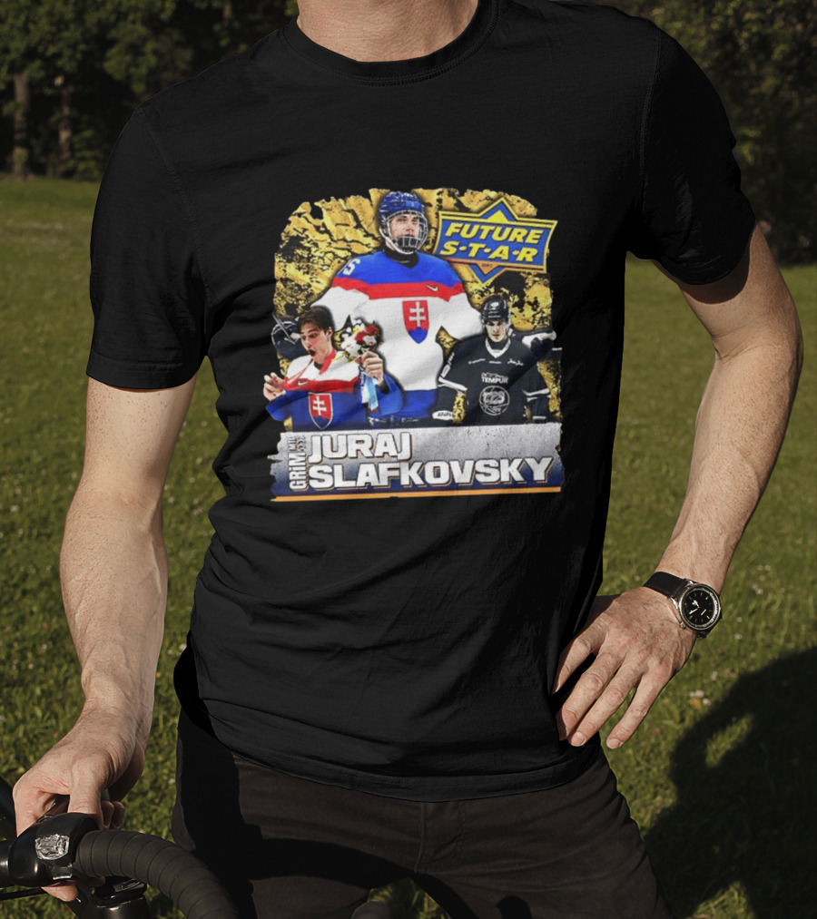 Juraj Slafkovský Future Star Hockey Slovakia Champion T-Shirt