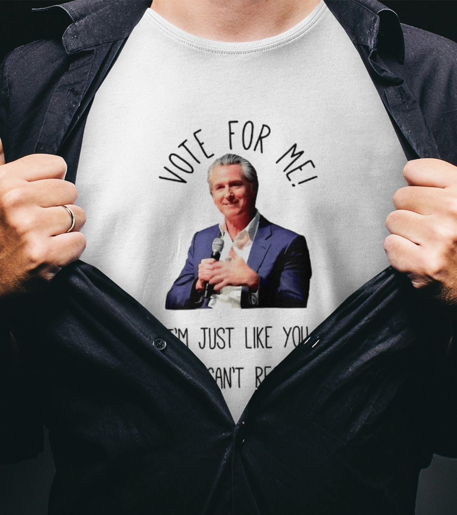 Vote For Me I'm Just Like You I Can't Read T-Shirt