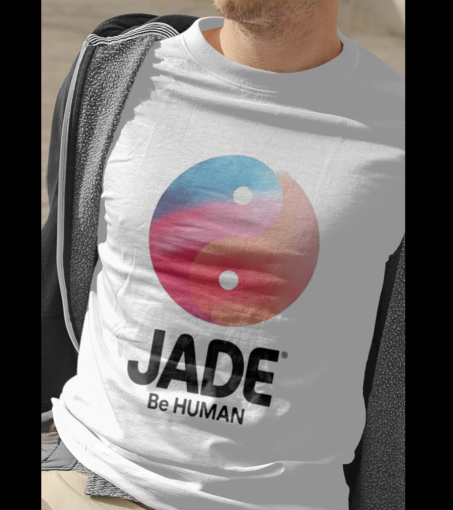 Jade Be Human Yin Yang T-Shirt