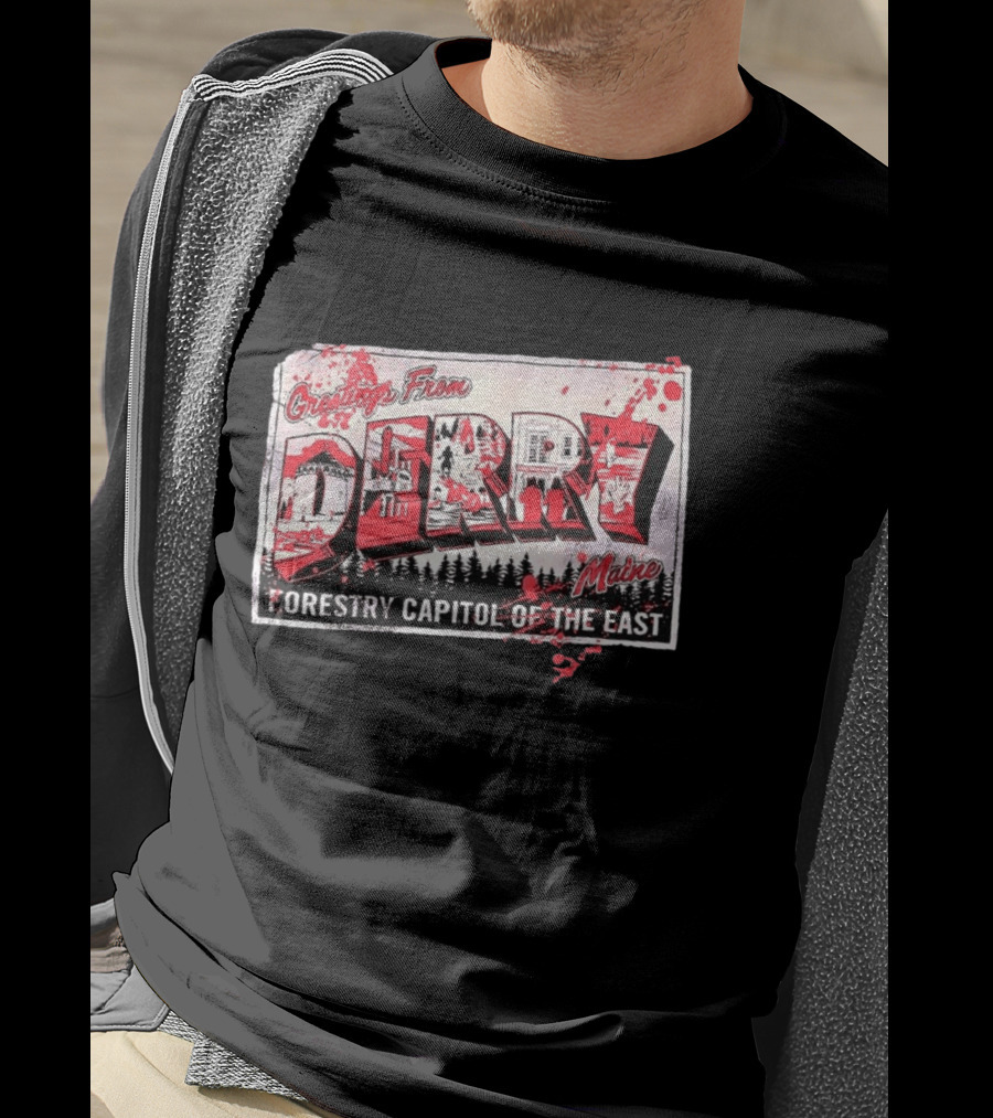 Greetings From Derry Maine Forestry Capitol Of The East T-Shirt