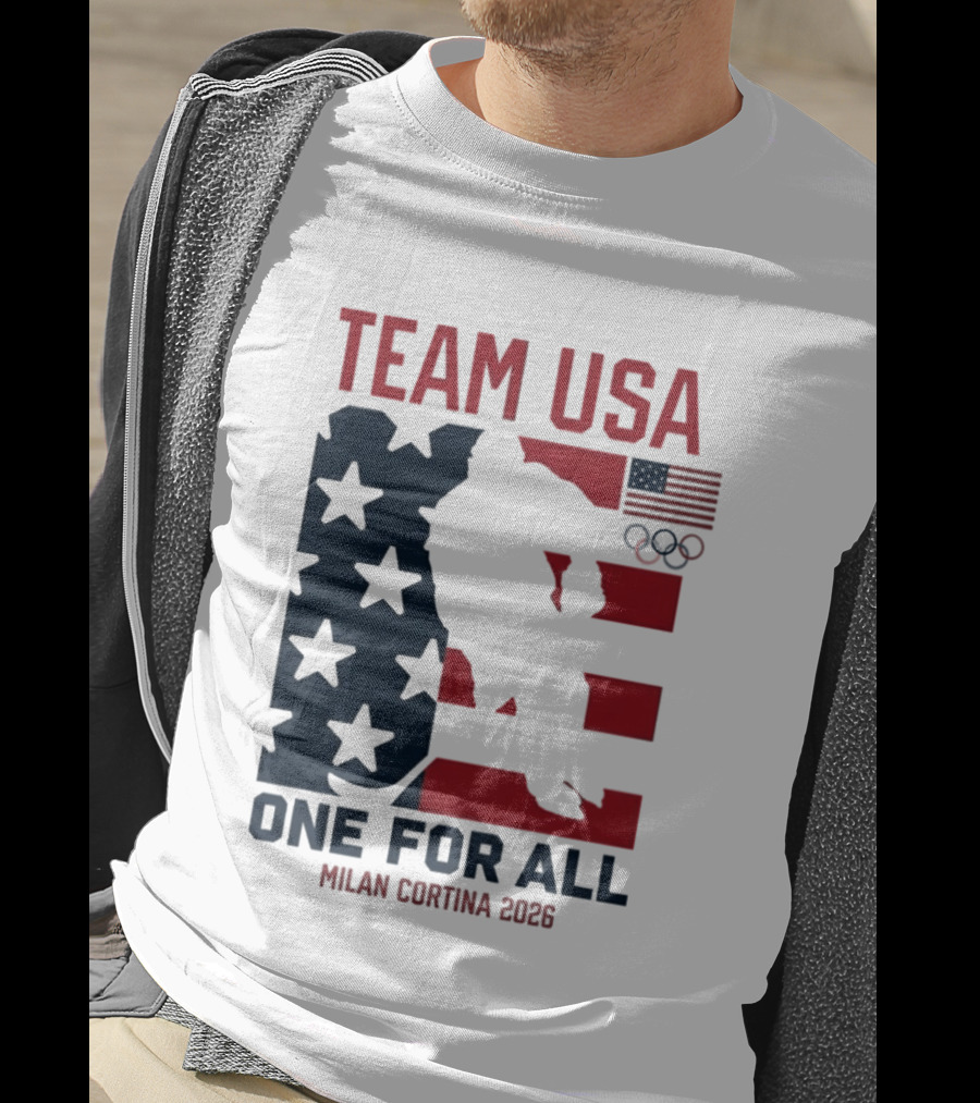 Team USA One For All Milan Cortina 2026 Winter Olympics T-Shirt