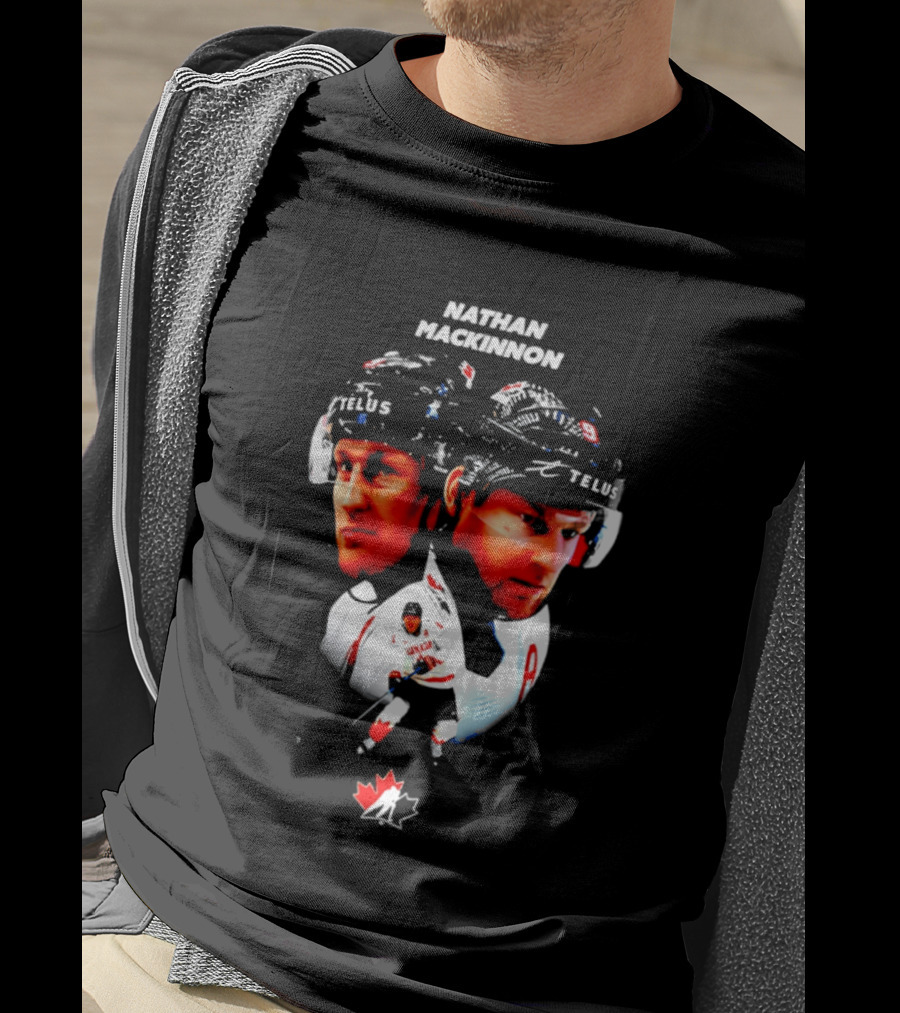 Nathan MacKinnon Canada Hockey Telus Team Maple Leaf T-Shirt