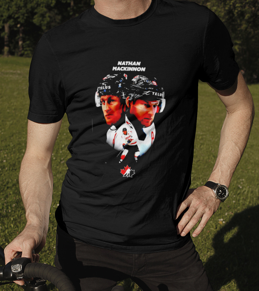 Nathan MacKinnon Canada Hockey Telus Team Maple Leaf T-Shirt