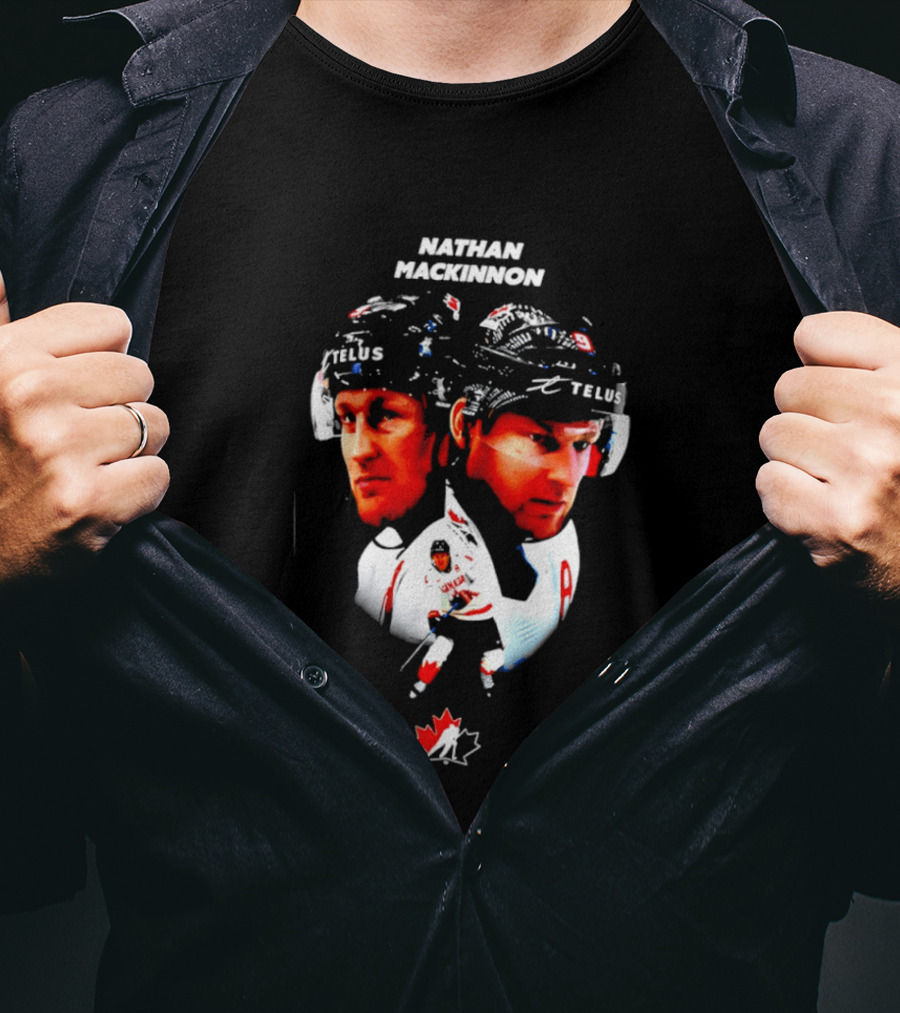 Nathan MacKinnon Canada Hockey Telus Team Maple Leaf T-Shirt