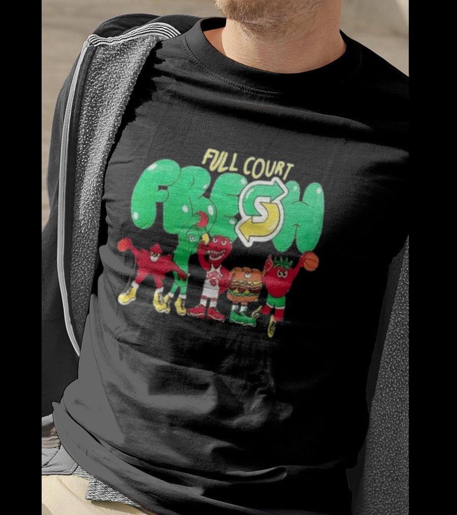 Toronto Raptors Full Court Fresh Characters 2026 T-Shirt