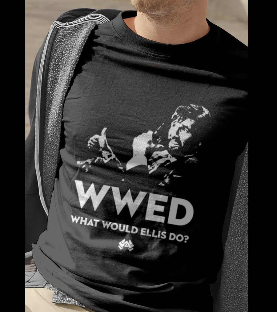 WWED What Would Ellis Do Die Hard Iconic Scene T-Shirt