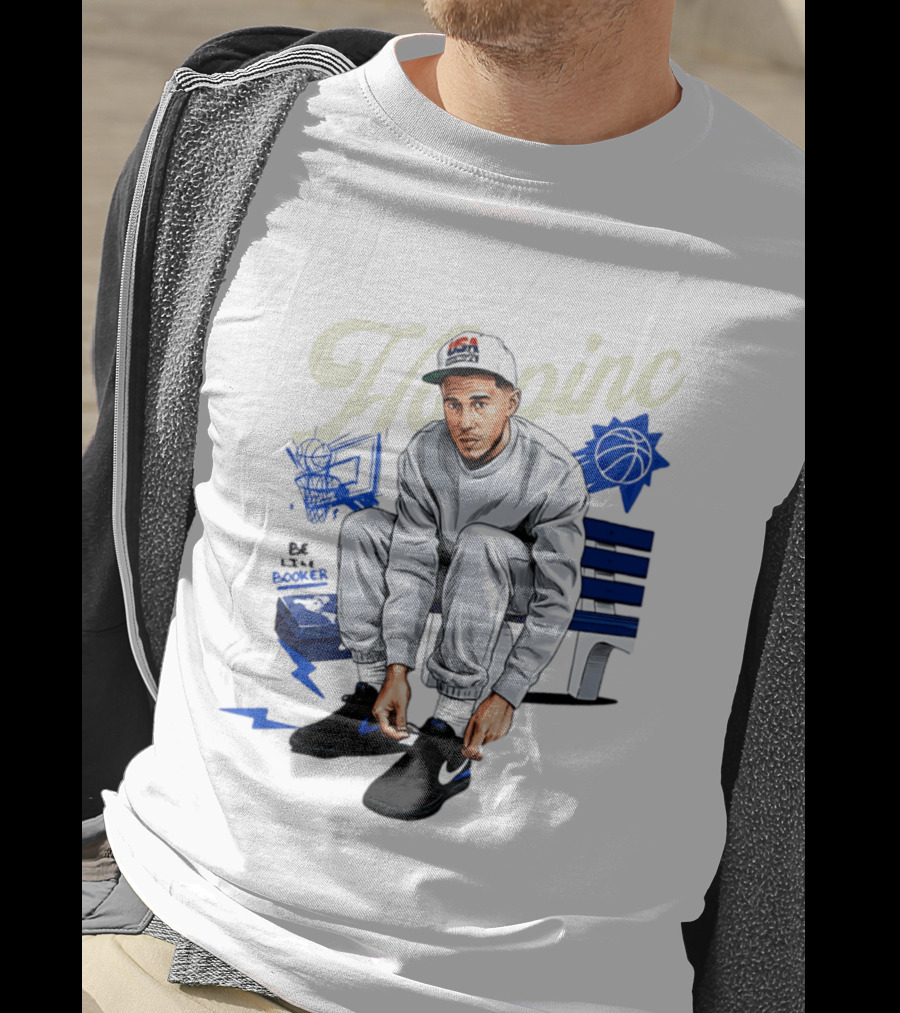 Hooping USA Basketball Player Be Like Book Bench Sneakers T-Shirt