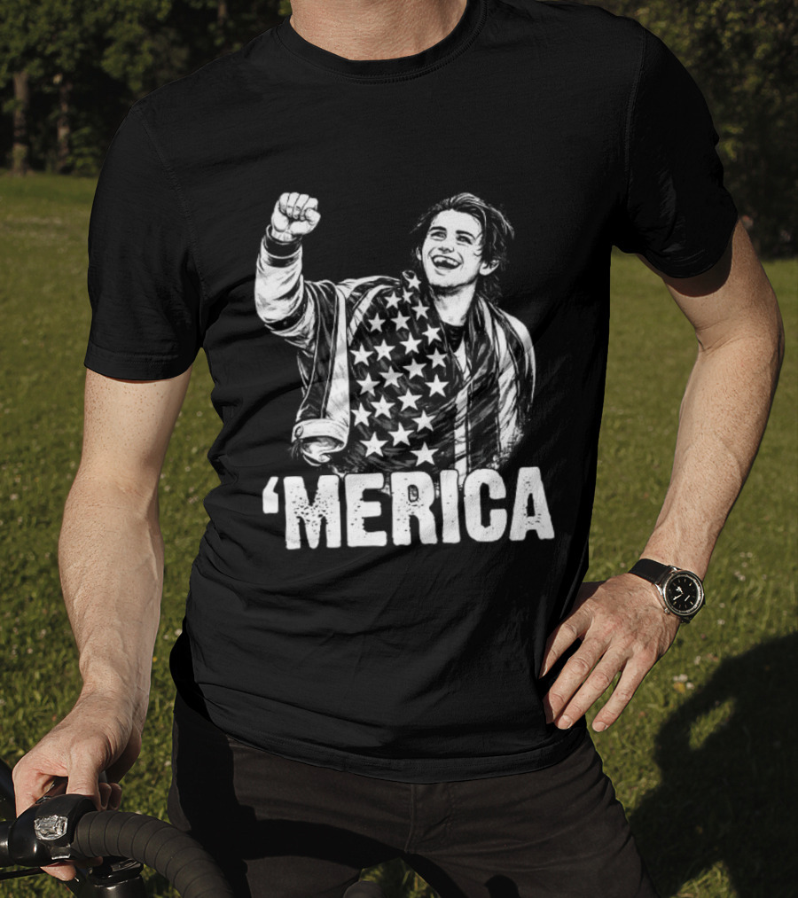 Jack Hughes Merica 2026 Olympic Gold Medal Team USA Hockey T-Shirt