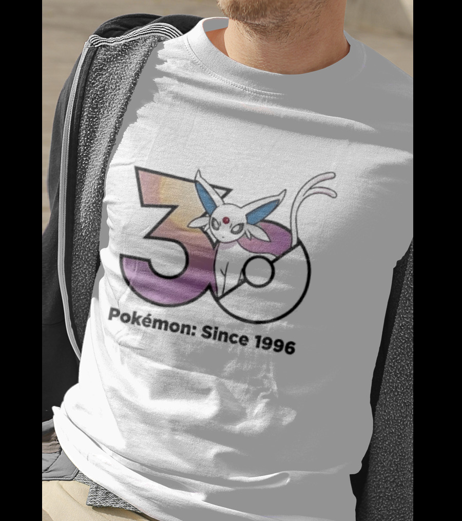 Espeon 30 Pokémon Since 1996 Anniversary Celebration T-Shirt