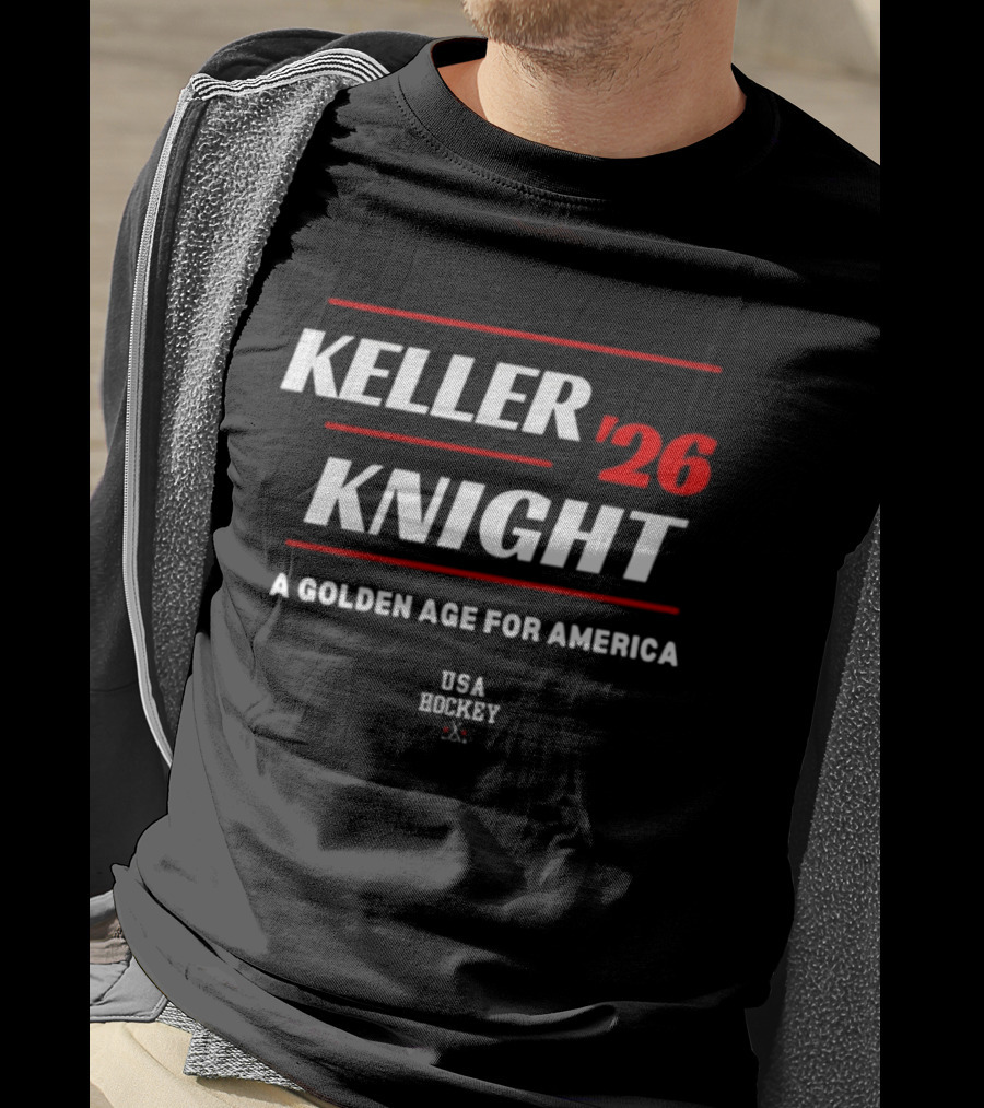 Keller Knight '26 USA Hockey A Golden Age For America T-Shirt