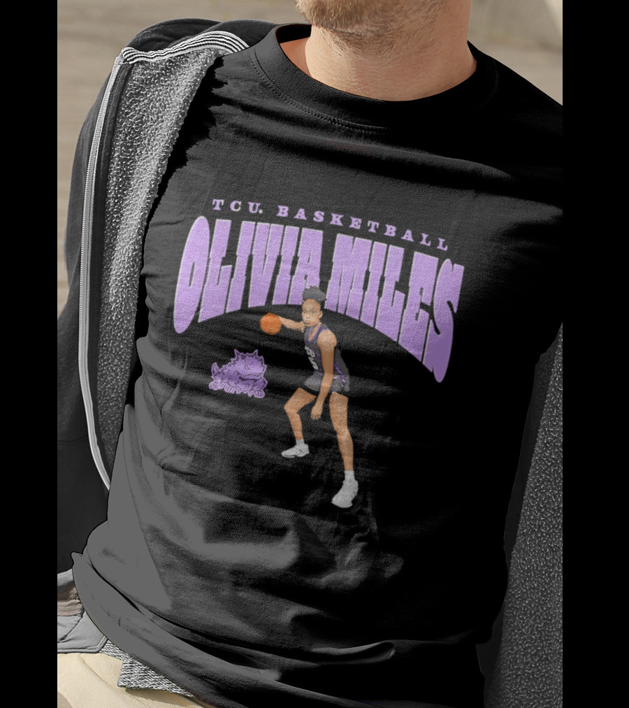 TCU Basketball Olivia Miles Horned Frogs T-Shirt