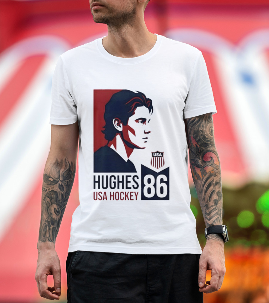 Hughes USA Hockey 86 Winter Olympic Team 2026 T-Shirt