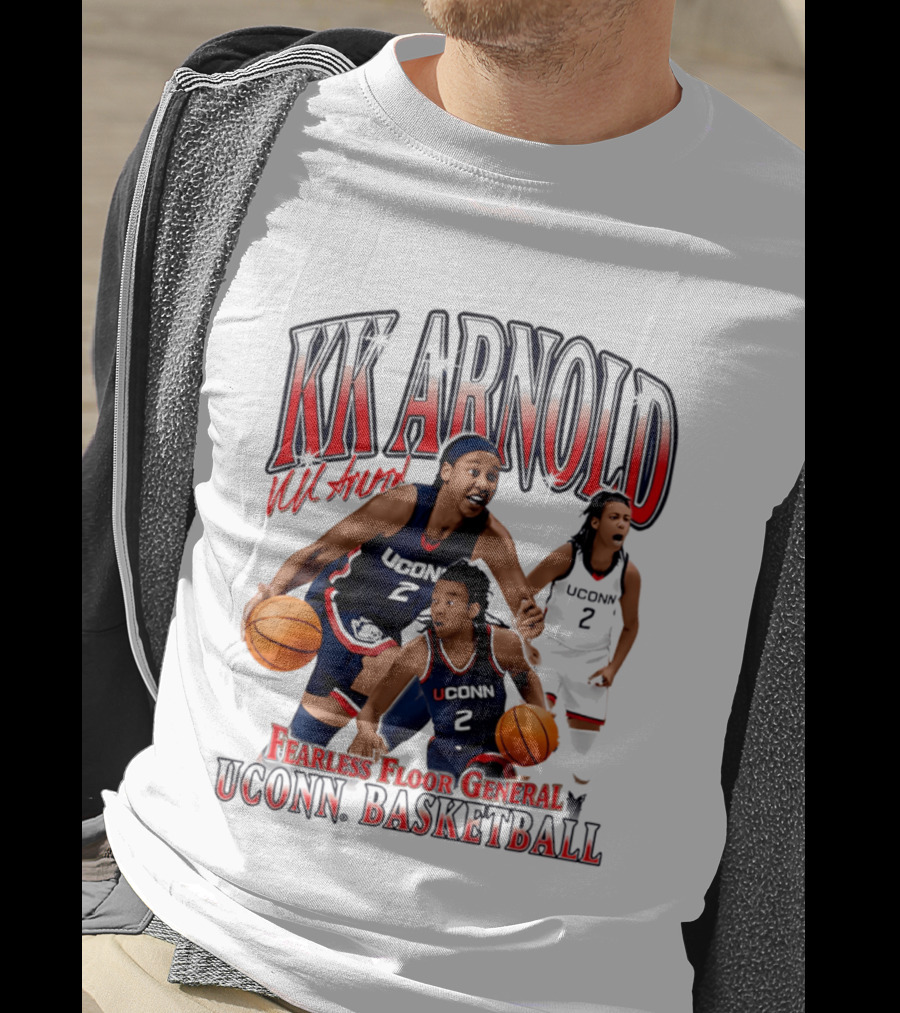 KK Arnold UConn Basketball Fearless Floor General T-Shirt
