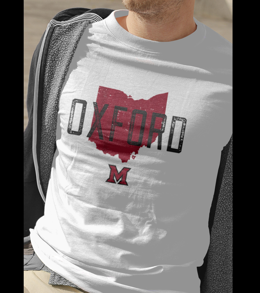 Miami RedHawks Oxford Ohio State M Logo 2026 T-Shirt
