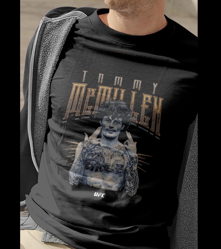 Tommy McMillen UFC Tattooed Fighter Pose T-Shirt