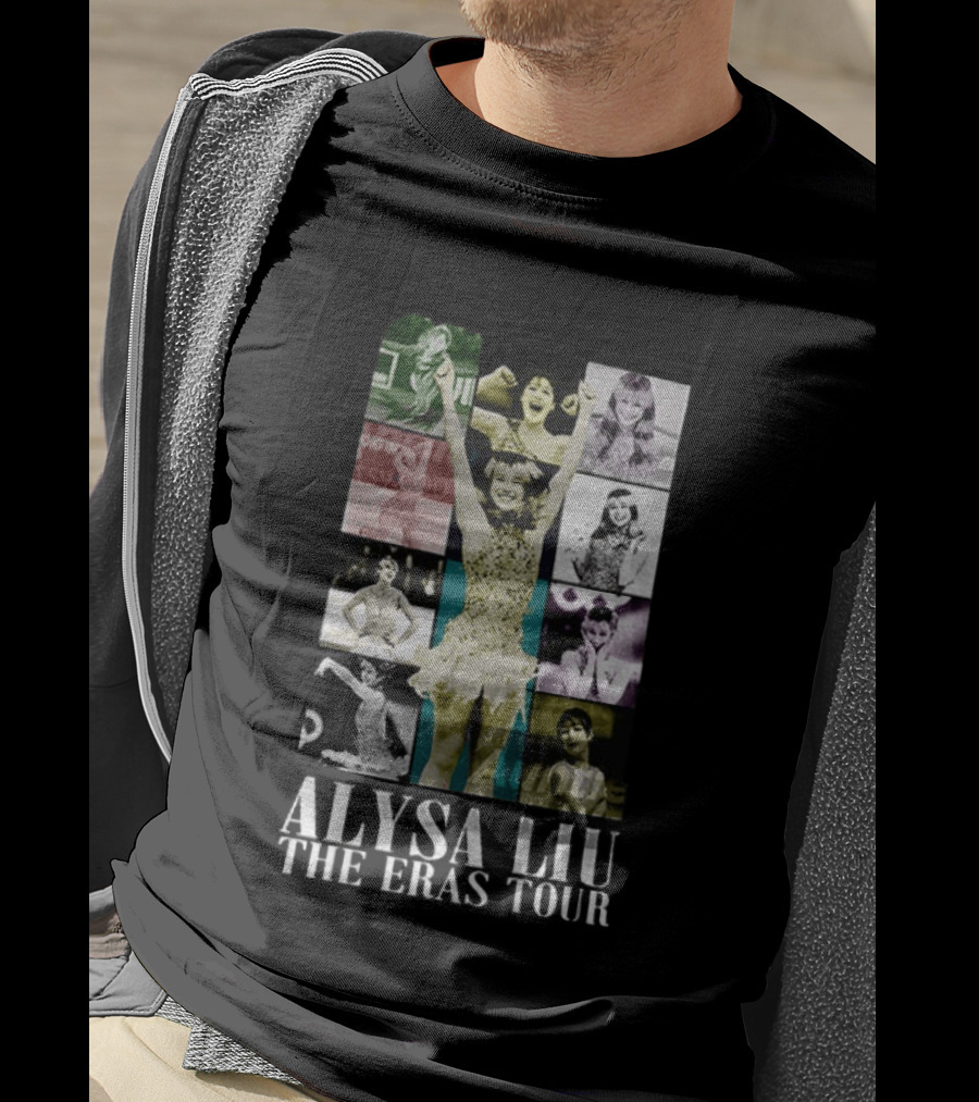 Alysa Liu The Eras Tour Ice Skating Athlete Collage Vintage Winter Olympic T-Shirt