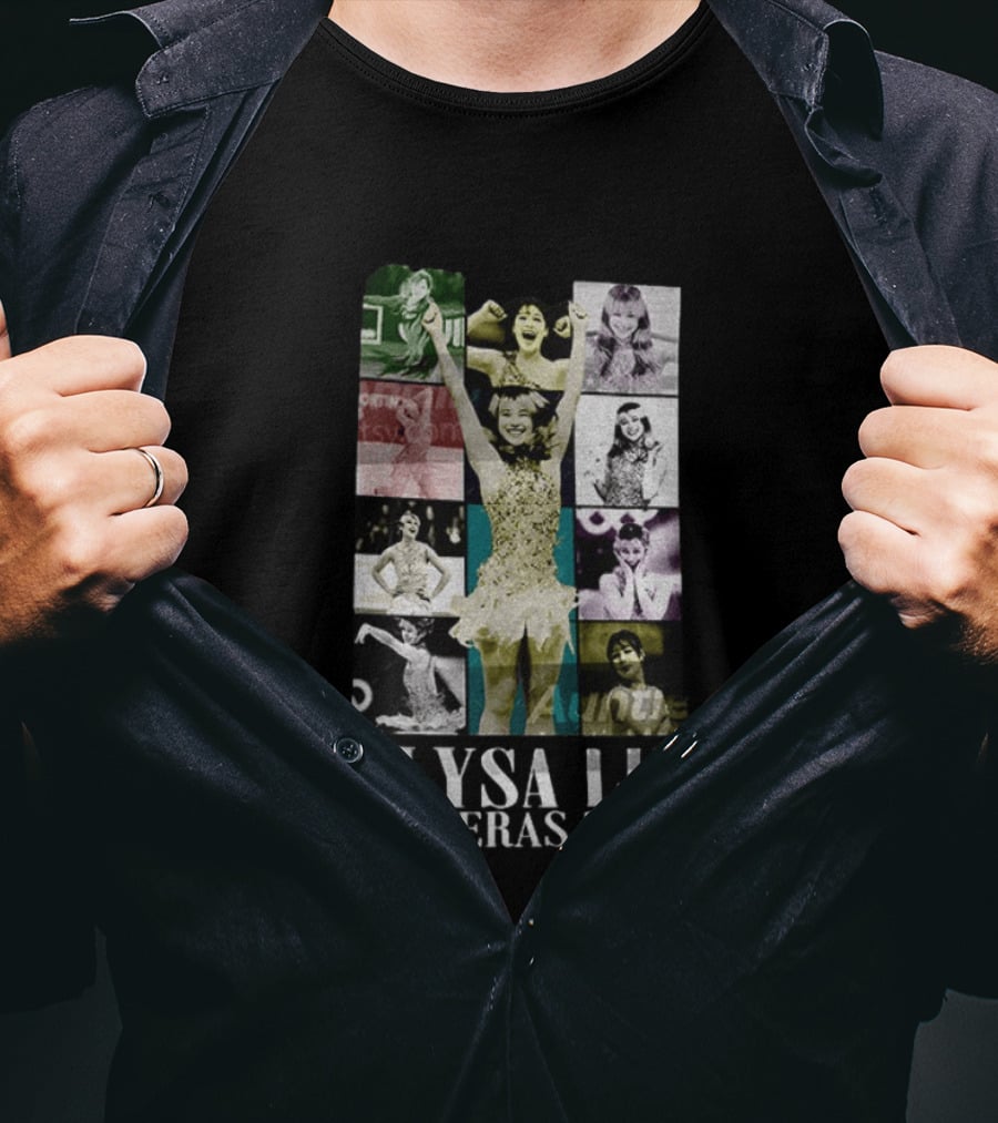 Alysa Liu The Eras Tour Ice Skating Athlete Collage Vintage Winter Olympic T-Shirt
