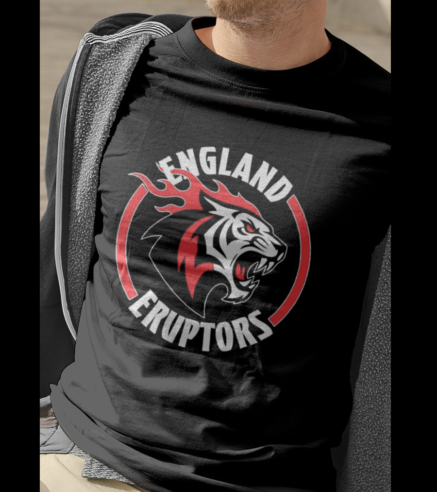 England Eruptors International Arena Football Lion T-Shirt